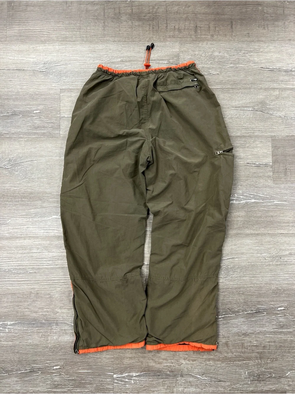Vintage Y2K Ying Yang Baggy Wide Legged Parachute Pants Mens Size Medium